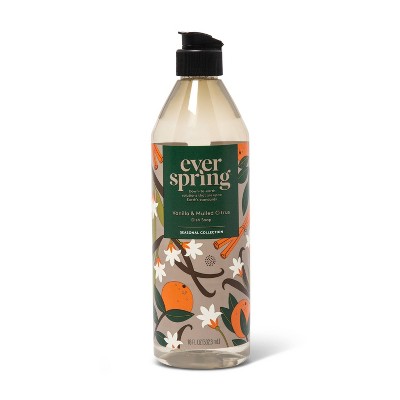 Vanilla & Mulled Citrus Liquid Dish Soap - 18 fl oz - Everspring™