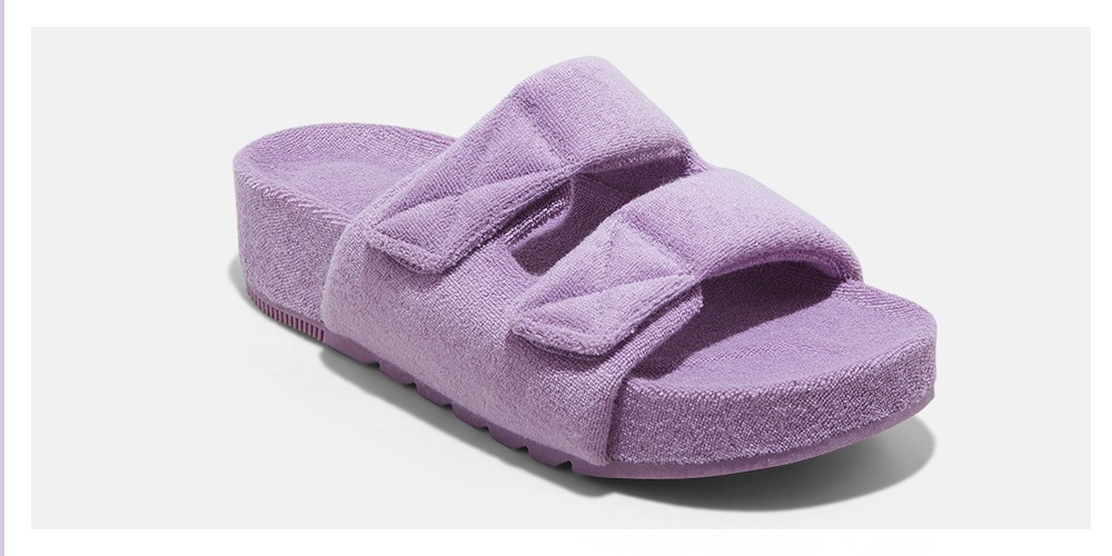 Women's Remi Platform Slide Sandals - A New Day™ Lavender 5