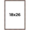 PosterPalooza | 18x26 Bamboo Picture Frame, UV Acrylic, 4 Finishes - Brown, Black, Gold, and Natural - 2 of 4