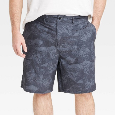 Men's Big & Tall 9 Leaf Printed Hybrid Swim Shorts - Goodfellow & Co™ Dark  Gray 46 : Target