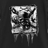 Girl's Pirates of the Caribbean: Curse of the Black Pearl Black and White Skull Logo T-Shirt - 2 of 4