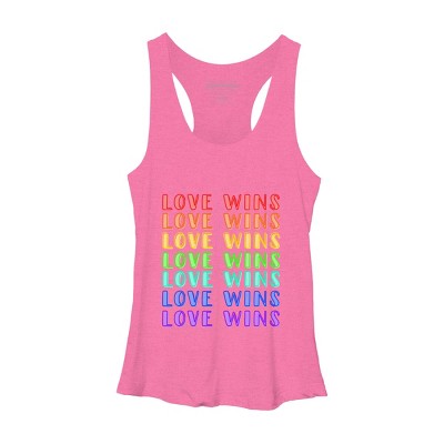 Adult Design By Humans Humans Love Wins Pride Repeat By CNTT668 Racerback Tank Top