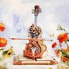 ROBOTIME 3D Puzzles, Symphony of Gorgeous Dreams Music Box Model with 199PCS, Unique Music Gift for Kids Adults, Multicolored, 8.1"*7.3"*23.5" - 2 of 4