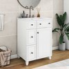 NicBex Bathroom Vanity with Sink,Bathroom Sink Vanity with 2 Drawers and 1 Door,24 inch Bathroom Sink Cabinet for Bathroom,Green/Black/Blue/White - 2 of 4