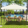 Costway 2 Tier 10'x10' Patio Gazebo Canopy Tent Steel Frame Shelter Awning - image 2 of 4