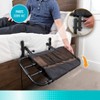 Stander EZ Adjust Bed Rail, Adjustable Safety Guard Rail for Seniors, Black - 3 of 4