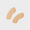 Fab Feet Women's by Foot Petals Back of Heel Insoles Shoe Cushion Khaki - 1 pair - 2 of 4