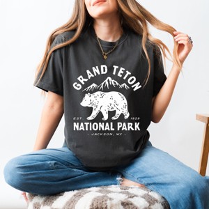 Simply Sage Market Vintage Grand Teton National Park Garment Dyed Tee - 1 of 4