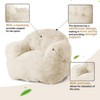 Large Bean Bag Chair for Kids Adults, Living Room Furniture Beanbag Couch Sofa, Soft Fluffy Faux Fur Bean Bag Lazy Sofa for Gaming Reading - 4 of 4