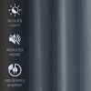 Awesome Home  Brushed Serengeti Stria 100% Blackout Grommet Pair (2 panels) - 3 of 4