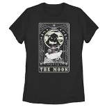 Women's The Nightmare Before Christmas Halloween Oogie Boogie and his Boys Moon Tarot Card T-Shirt