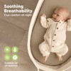 KeaBabies Organic Bassinet Sheet for Baby Girls, Boys, 2-Pack Soothe Bassinet Fitted Sheets, Bedside Bassinet Mattress Sheet - 4 of 4