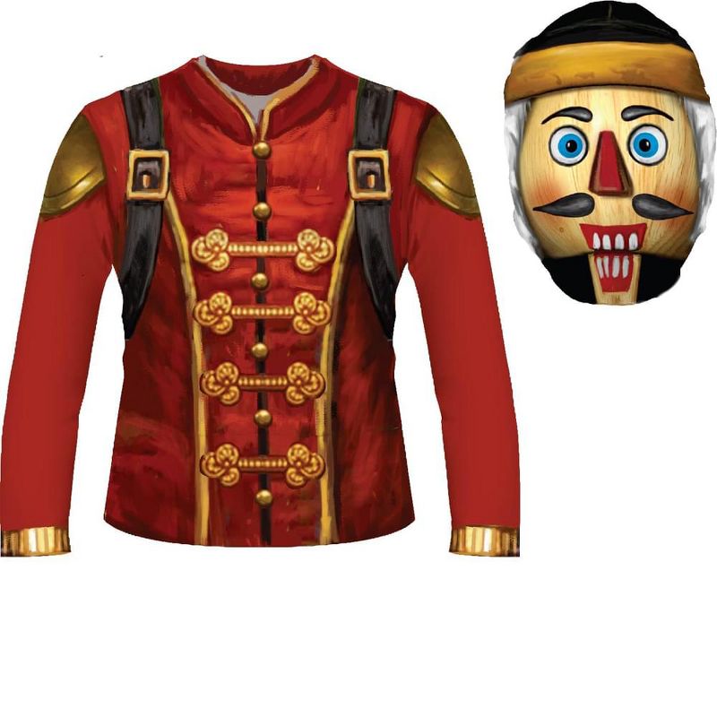 HMS Fortnite Inspired Child Sublimated Costume Shirt & Hood - Crackshot, 1 of 2
