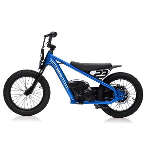 Electric Dirt Bike, 360W, Adjustable Speeds 6.84/11.81/15.53 MPH, Kids Electric Bikes 6-12, 16" Off-Road Wheel - 1 of 4