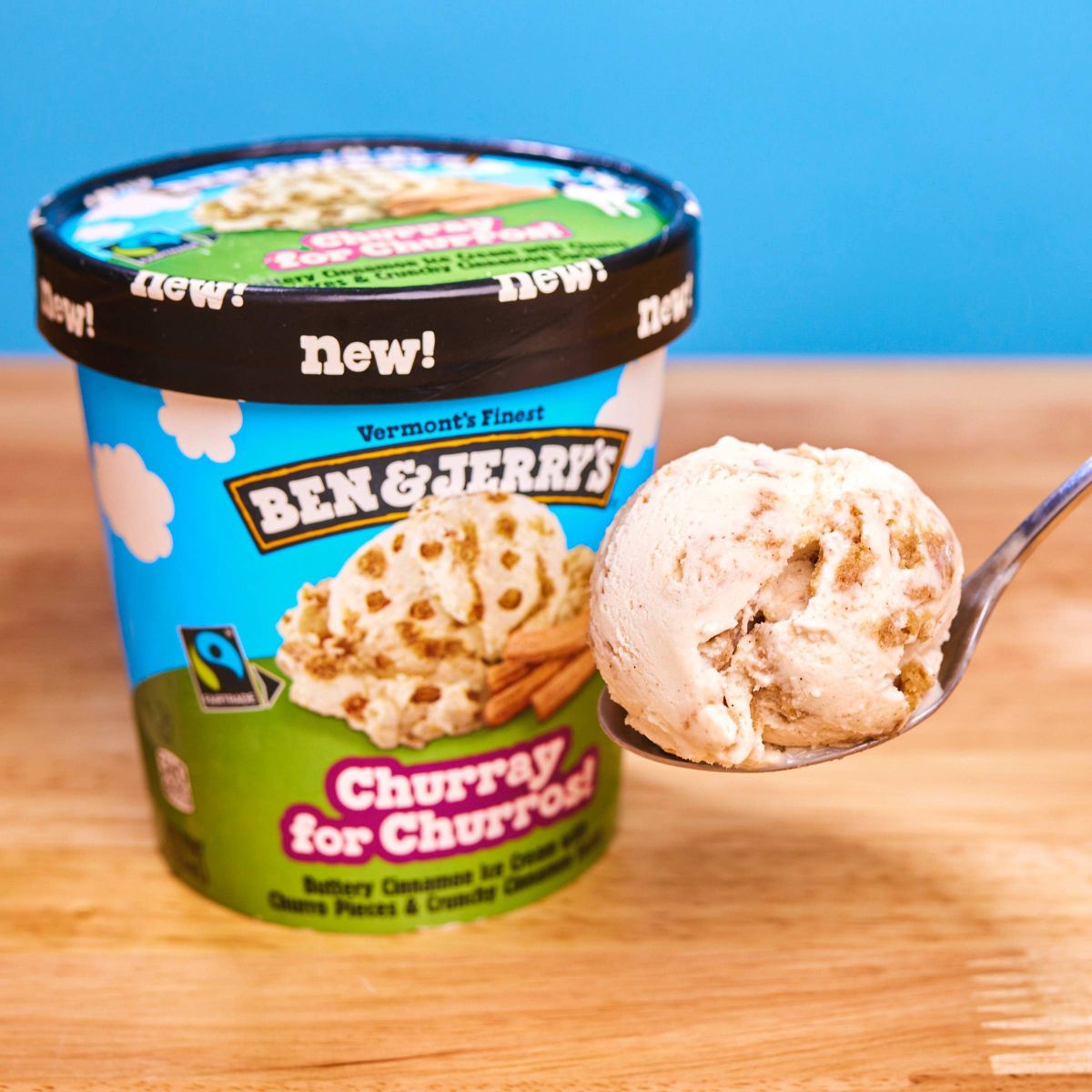 Ben & Jerry's Churray for Churros Cinnamon Ice Cream - 16 fl oz - thumbnail 4