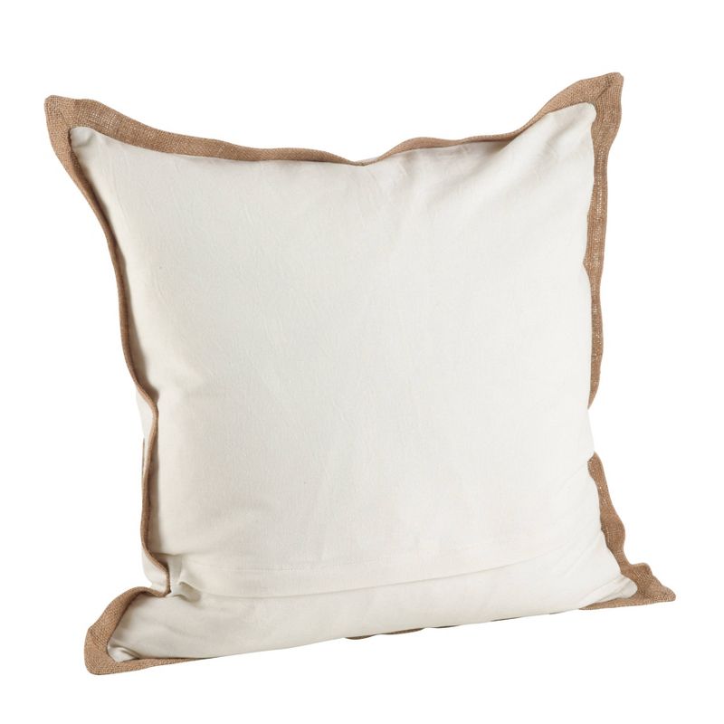 20&#34;x20&#34; Oversize Spiral Shell Printed Cotton Square Throw Pillow Navy - Saro Lifestyle, 3 of 5