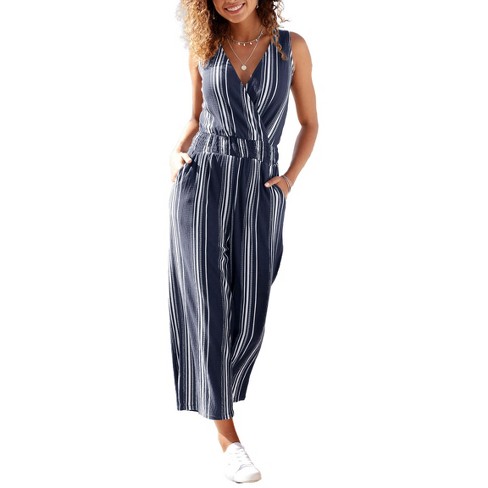 Target striped jumpsuit online