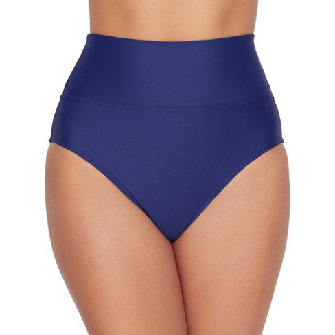 Sunsets Women's Indigo Fold-over High-waist Bikini Bottom - 33b-indig :  Target