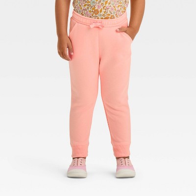 Toddler Girls' Fleece Jogger Pants - Cat & Jack™ Pink 3T