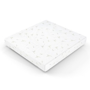 Resenkos Twin Size Memory Foam Mattress in a Box, 3" Gel Green Tea AeroFusion Memory Foam, 7" Flex Support Base Foam, Soft Touch, Dreamer 10", - 1 of 4