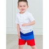 RuggedButts Toddler UPF50+ Americana Swim Trunks - 3 of 4