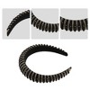 Unique Bargains Crystal Headband Rhinestone Hairband for Women 1.2 Inch Wide 1Pcs - 3 of 4