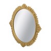 GlasFlength Decorative Wall Mirrors Wall Art Wall Mirror Classic Mirror Decorative Circle Mirror Vanity Mirror for Living Room, Gold, 35.5"*1.2"*31.5" - 4 of 4