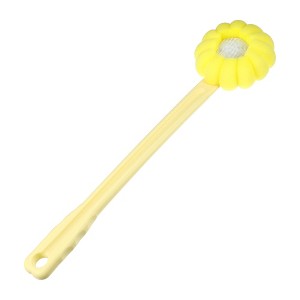 Unique Bargains Long Handle Bath Brush for Shower 14.96" Length 1 Pc - 1 of 4
