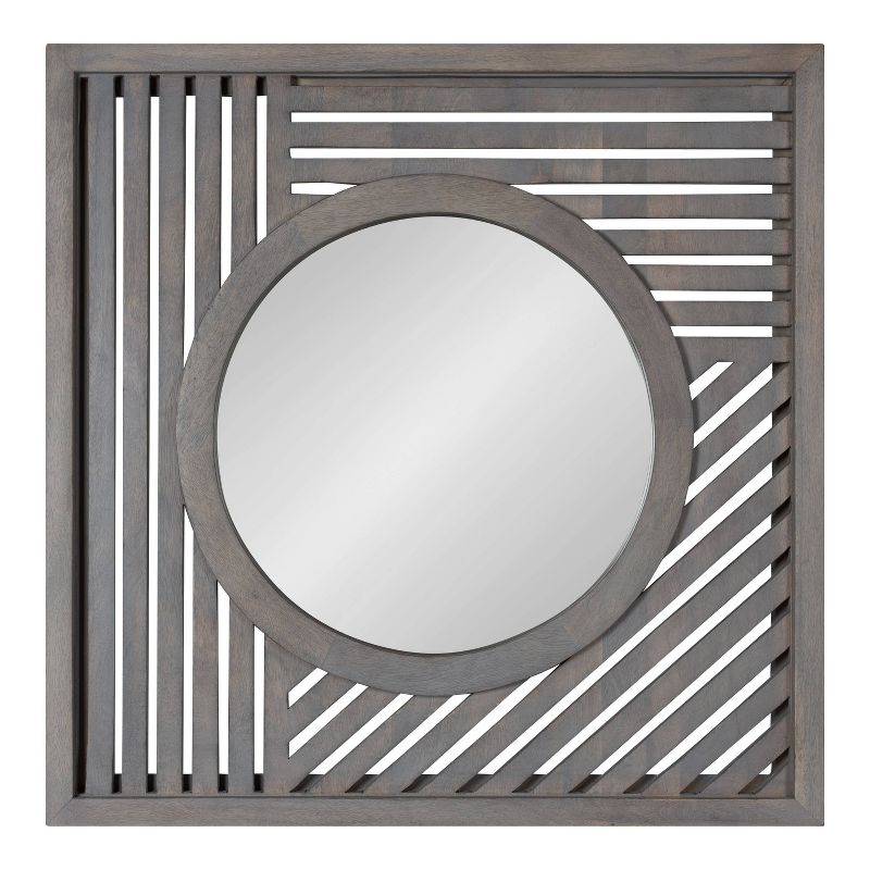 30&#34; x 30&#34; Padgette Square Wall Mirror Gray - Kate &#38; Laurel All Things Decor, 3 of 8