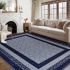 Fulvari Washable Modern Area Rugs for Living Room Abstract Soft Non-Slip Low-Pile Rug for Bedroom Dining Room Entryway - 4 of 4