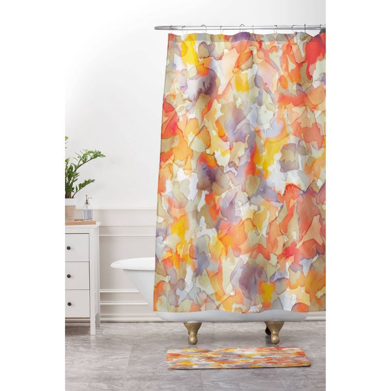 Jacqueline Maldonado Flutter Shower Curtain Pumpkin - Deny Designs, 3 of 6