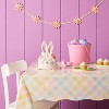 1ct Easter Pastel Gingham Plaid Table Cover - Spritz™ - 2 of 3