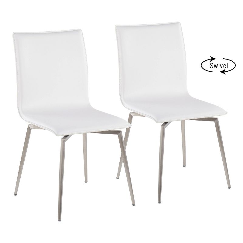 Set of 2 Mason Contemporary Dining Chairs - LumiSource, 1 of 12