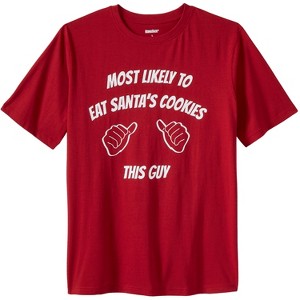 KingSize Men's Big & Tall Seasonal Graphic Tee - 1 of 4