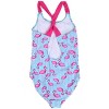 Just Love Girls One Piece Bathing Suits Swimwear for Girl (Turquoise - Striped Flamingo, 4) - 2 of 2