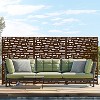 Dovelina Metal Outdoor Privacy Screen Freestanding Patio Decorative Screens - 3 of 4