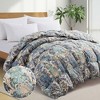 Peace Nest All Season Paisley Floral Goose Feather Fiber Comforter Duvet Insert Vintage Style - image 2 of 4