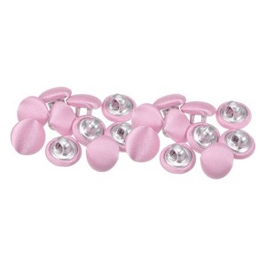 Unique Bargains Cloth Covered Aluminum Sewing Buttons 20 Pcs - 1 of 4