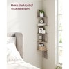 VASAGLE Corner Shelf, 5-Tier Floating Wall Shelf Plant Shelf - 3 of 4
