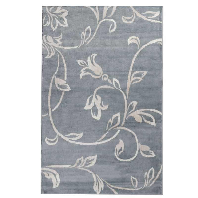 Farmhouse or Country Cottage Transitional Vines and Nature Modern Casual Indoor Eclectic Floral Rustic Area Rug or Runner by Blue Nile Mills, 1 of 7