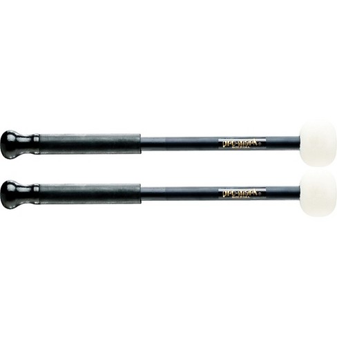 Promark Traditional Marching Bass Drum Mallets Medium 2 In Felt