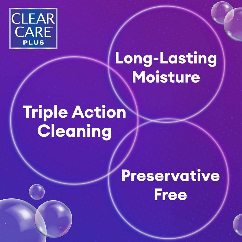 Clear Care Plus with Hydraglyde  For Soft Lenses - 12 fl oz, 4 of 7