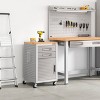 Seville Classics UltraHD 2-Drawer Rolling Cabinet, 20" x 18" x 34.7" - 2 of 4
