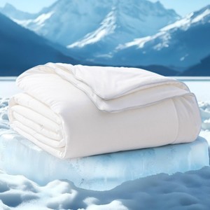 Cooling Blankets for Hot Sleepers Summer Blanket Cold and Lightweight Gift for Night Sweats Ice Cooled Breathable Comforter for Bed - 1 of 4