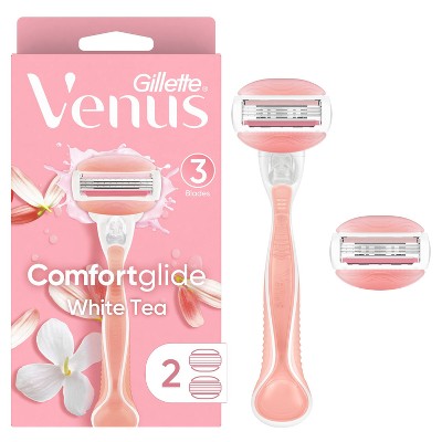 Venus Deluxe Smooth Sensitive Women's Razor + 2 Razor Blade Refills ...