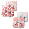 Eight Sheets Two-Sided "Hearts" & "Pink Paint" Heavyweight Gift Wrap by Ramus & Co - 2 of 4