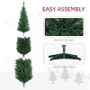 TopComfy Christmas Tree Stands 8ft Artificial Christmas Tree Classic Full Branches Home Decor Holiday Tree for Holiday, Green, 35.46"*7.88"*8.67" - 3 of 4