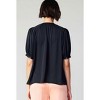 Women's Adriana Split Neck Short Sleeve Blouse - current air - 2 of 4