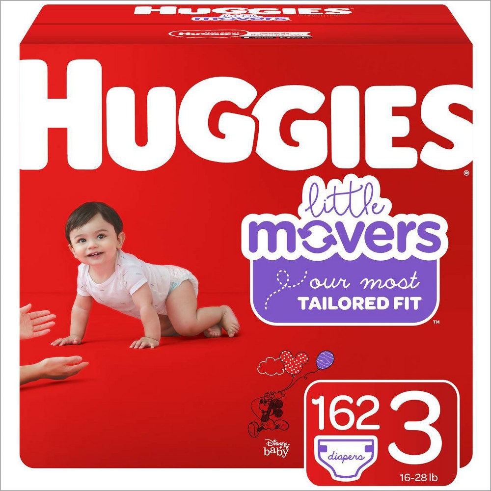 UPC 036000407617 product image for Huggies Little Movers Diapers Economy Plus Pack - Size 3 (174 Count) | upcitemdb.com