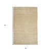 Ivory Wool Hand Woven Area Rug - 3 of 4